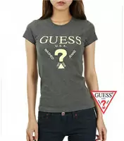 tee shirt mujer guess short sleeve genereux cotton 2013 france sm jeans gray white